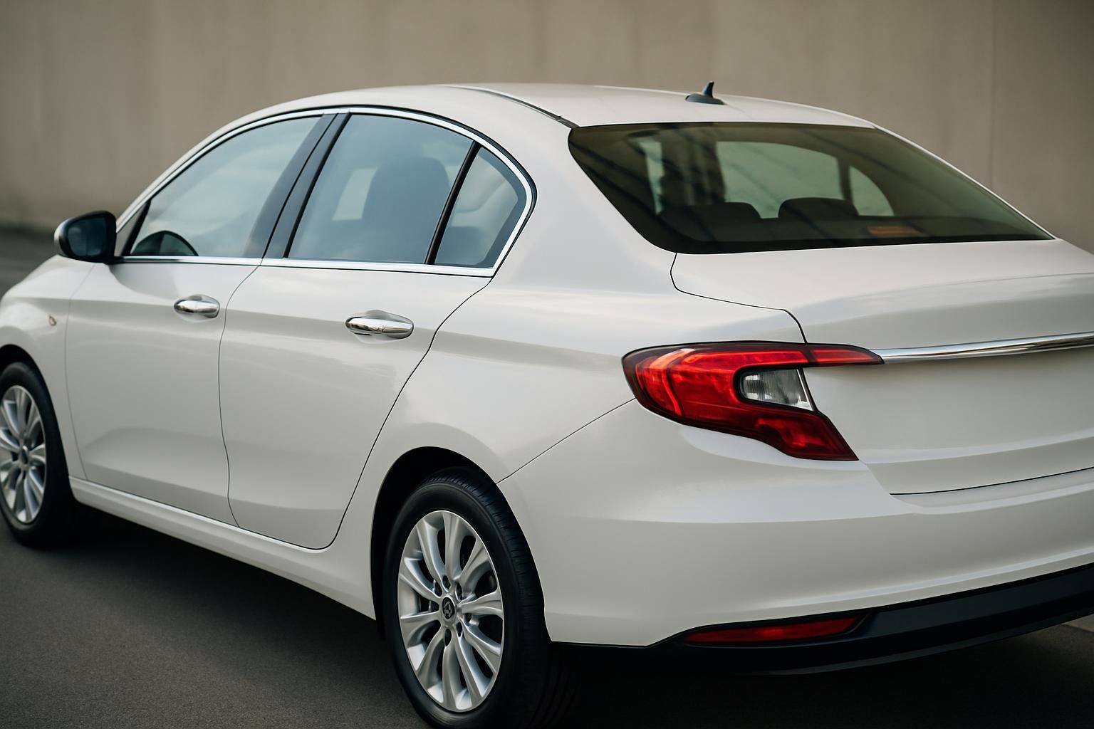 Fiat Egea üzerinde krom cam çıtası ve bagaj çıtası aksesuarları detaylı görünüm